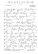 descargar la partitura para acordeón Boucles d'or (Java) en formato PDF