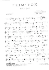download the accordion score Prim' Fox in PDF format