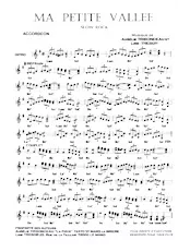 télécharger la partition d'accordéon Ma petite vallée (Slow Rock) au format PDF