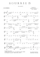 scarica la spartito per fisarmonica Bourrée 15 in formato PDF