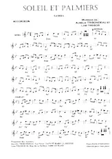 télécharger la partition d'accordéon Soleil et palmiers  (Samba) au format PDF
