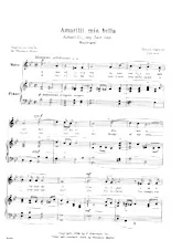 descargar la partitura para acordeón Amarilli Mia bella (Amarilli My fair one) (Madrigal) en formato PDF