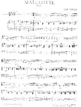 télécharger la partition d'accordéon Matelotte (Swing) au format PDF