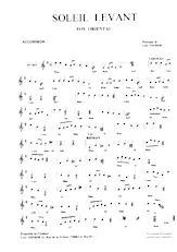 télécharger la partition d'accordéon Soleil levant (Fox Oriental) au format PDF