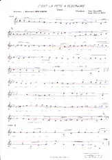 scarica la spartito per fisarmonica C'est la fête à Eléonore (Baïon) in formato PDF