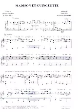 descargar la partitura para acordeón Madison et guinguette en formato PDF