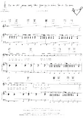 descargar la partitura para acordeón On ne dit jamais assez aux gens qu'on aime Qu'on les aime  en formato PDF