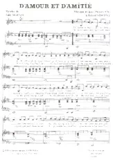download the accordion score D'amour et d'amitié in PDF format