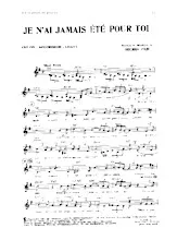 download the accordion score Je n'ai jamais été pour toi (Slow Rock) in PDF format