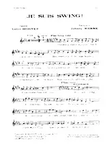 descargar la partitura para acordeón Je suis swing (Fox) en formato PDF