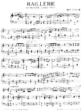 télécharger la partition d'accordéon Raillerie (Fox mélodique & Chorus swing) au format PDF