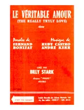 télécharger la partition d'accordéon Le véritable amour (The really truly love) (Orchestration Complète) (Slow) au format PDF