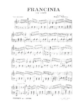 télécharger la partition d'accordéon Francinia (Valse Musette) au format PDF
