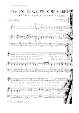 download the accordion score Pas une place pour me garer (I can't find a space to park my car)  in PDF format