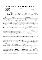 descargar la partitura para acordeón Permettez Madame (Tango) en formato PDF