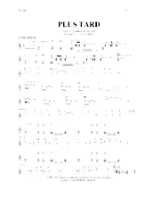 télécharger la partition d'accordéon Plus tard (Disco) au format PDF