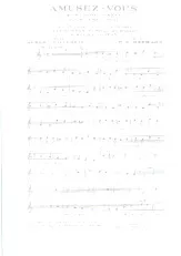 scarica la spartito per fisarmonica Amusez Vous (De l'opérette :  Florestan 1er prince de Monaco) (Fox Trot Chanté) in formato PDF