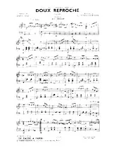 download the accordion score Doux reproche (Valse) in PDF format