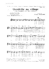 descargar la partitura para acordeón Quadrille au village (The farmer and the Cowman) (Du Film : Oklahoma) en formato PDF