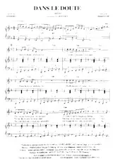 descargar la partitura para acordeón Dans le doute (Salsa) en formato PDF