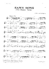 télécharger la partition d'accordéon Sam's Song (The happy tune) (Médium Fox) au format PDF