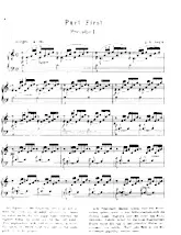 scarica la spartito per fisarmonica Prélude et fugue n°1 (Preludio I + Fuga I) in formato PDF