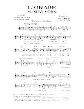 scarica la spartito per fisarmonica L'orage (Sunday Morn) (Swing) in formato PDF