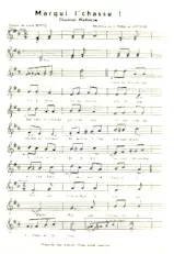 télécharger la partition d'accordéon Marqui l' chasse (Chanson Wallonne) (Step) au format PDF
