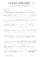 télécharger la partition d'accordéon Mascarade n°1 (Pot pourri de Marches sur des airs célèbres) au format PDF