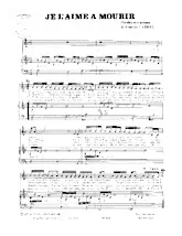download the accordion score Je l'aime à mourir in PDF format
