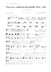 télécharger la partition d'accordéon Tous les enfants chantent avec moi (I wrote a song) au format PDF