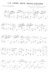 télécharger la partition d'accordéon La java des horlogers (Arrangement Claude Geney) (2ème Accordéon) au format PDF