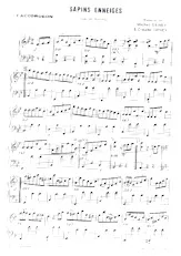 descargar la partitura para acordeón Sapins enneigés (Valse Suisse) (1er Accordéon) en formato PDF