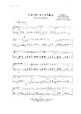scarica la spartito per fisarmonica Valse a Lynka (valse) in formato PDF