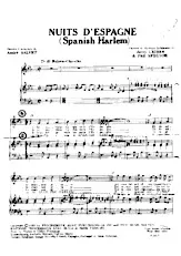 télécharger la partition d'accordéon Nuits d'Espagne (Spanish Harlem) (Boléro Cha Cha) au format PDF