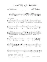 scarica la spartito per fisarmonica L'amour qui danse (Valse) in formato PDF