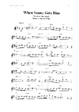 descargar la partitura para acordeón When Sunny gets blue (Slow) en formato PDF