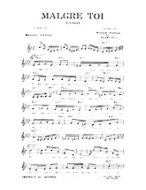 descargar la partitura para acordeón Malgré toi (Tango) en formato PDF