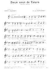download the accordion score Deux sous de fleurs (Valse Lente) in PDF format