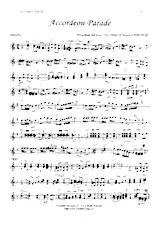 download the accordion score Accordéon Parade (Marche) (1er Accordéon) in PDF format