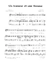 download the accordion score Un homme et une femme in PDF format