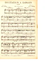 télécharger la partition d'accordéon Invitation à danser (Valse) au format PDF