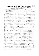 télécharger la partition d'accordéon Dans la balançoire (Sulla carrozzela) (Fox) au format PDF