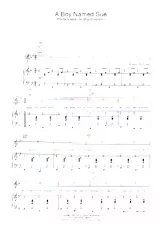 télécharger la partition d'accordéon A boy named Sue au format PDF