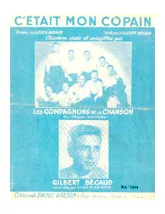 télécharger la partition d'accordéon C'était mon copain (Créée par : Les Compagnons de la Chanson) (Marche) au format PDF