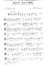 download the accordion score Mon Klebs (Valse Musette Chantée) in PDF format