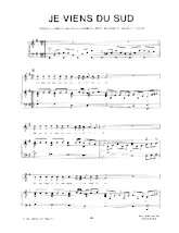 descargar la partitura para acordeón Je viens du sud en formato PDF