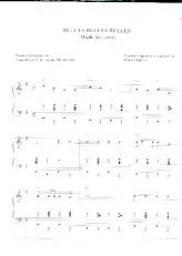 download the accordion score Belles Belles Belles (Made to love) in PDF format