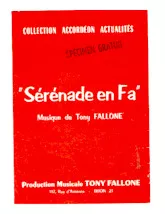 download the accordion score Sérénade en Fa in PDF format