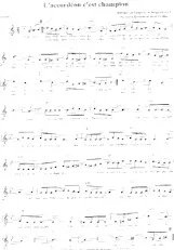 descargar la partitura para acordeón L'accordéon c'est champion (Marche) en formato PDF